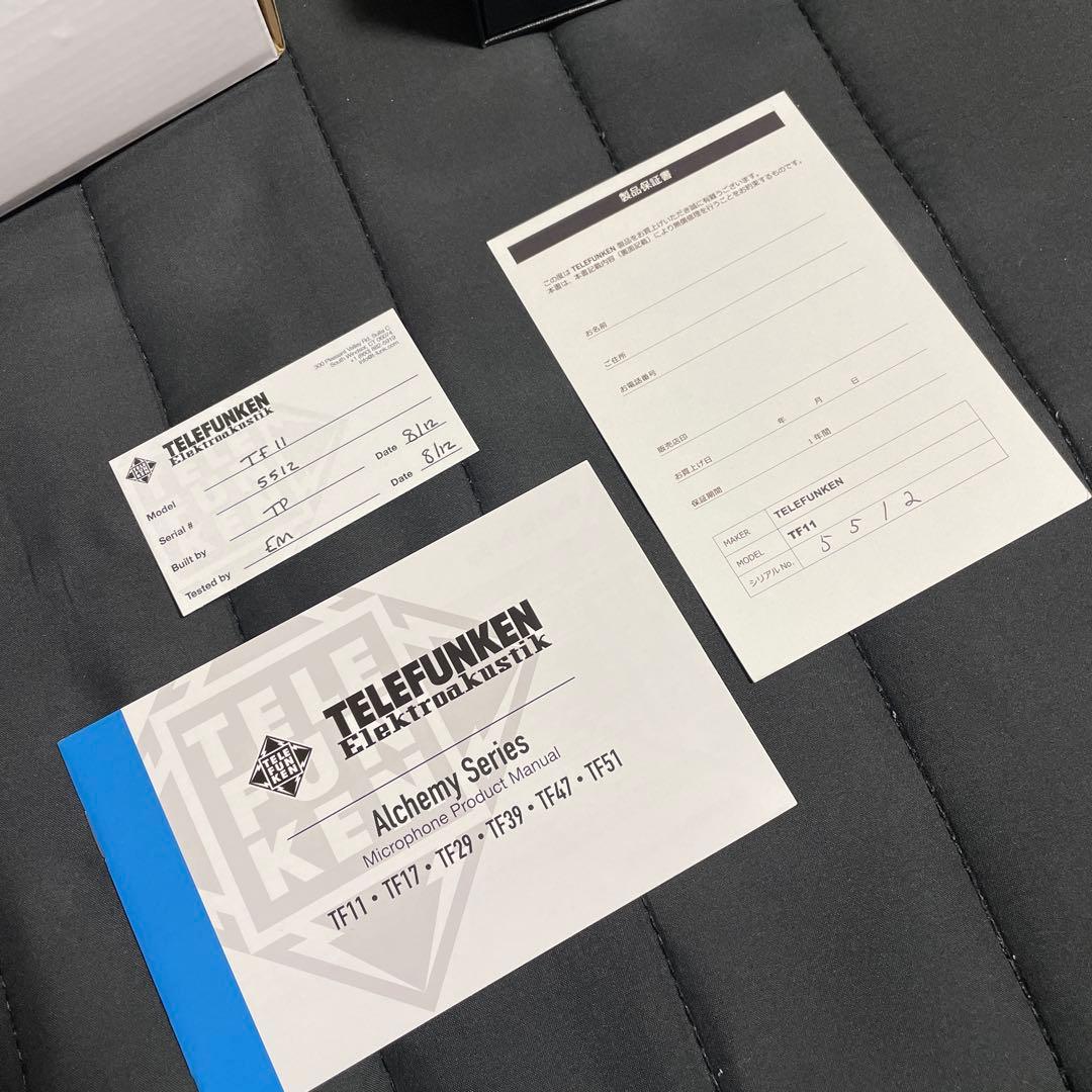 TELEFUNKEN TF11　コンデンサーマイク