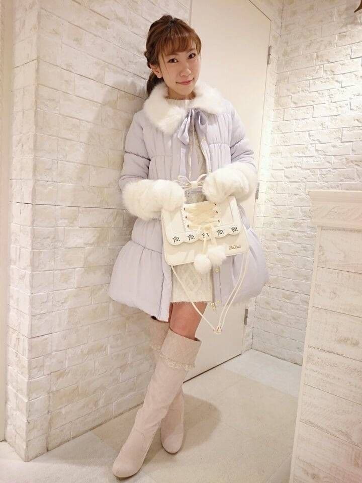 リズリサ ベージュ スエード ロングブーツ ファー付き 姫ギャル 平成 y2k