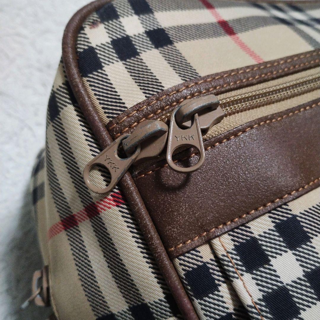 Burberry ボストンバック トラベルバッグ ノバチェック　ロゴ ショルダー