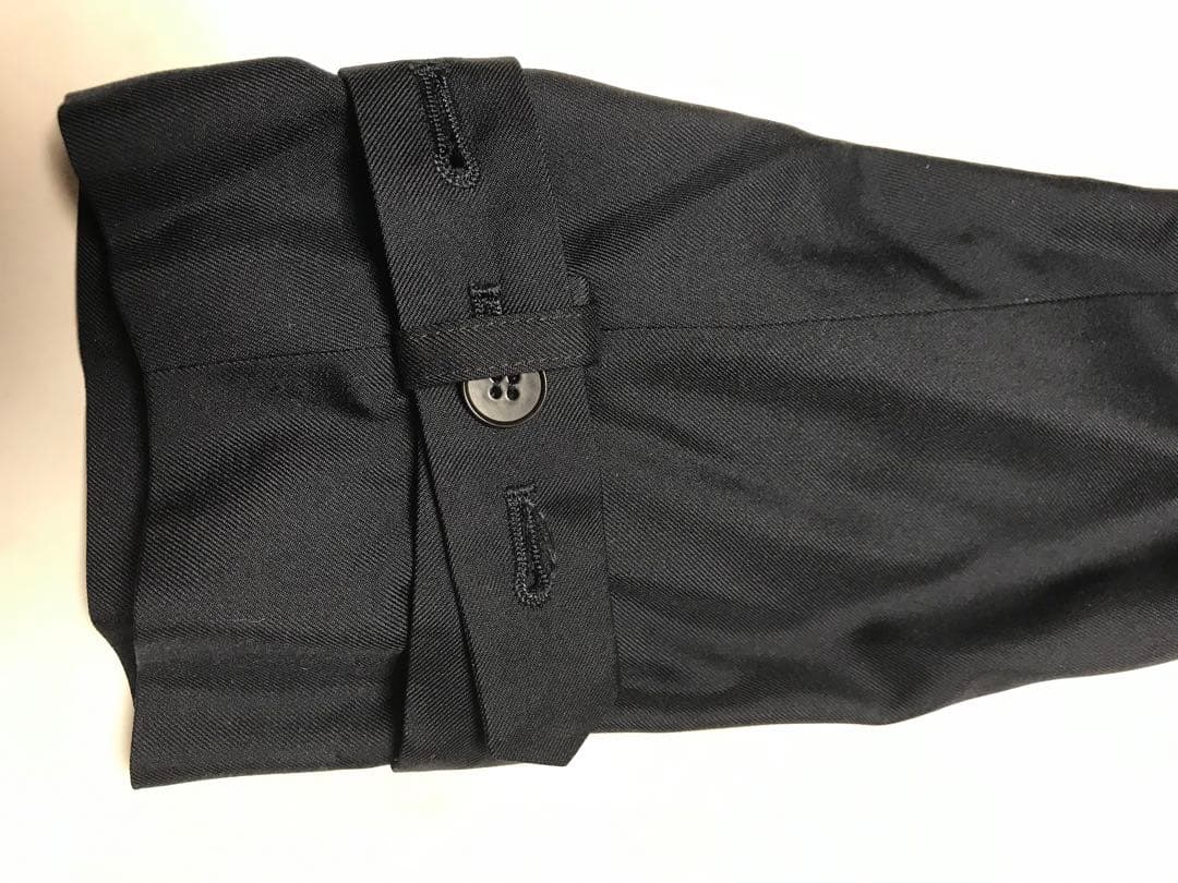BARNEYS NEW YORK ネイビー シルクトレンチコート　38