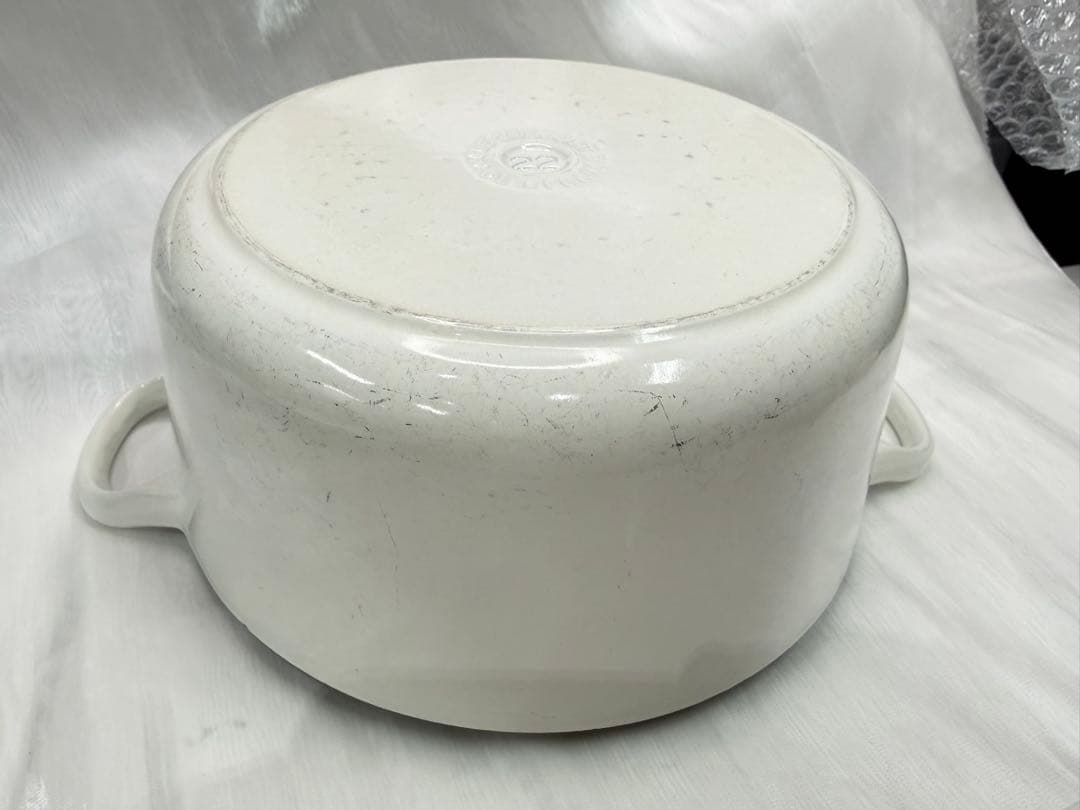 t*☆様 ル・クルーゼ 両手鍋 22cm ホワイト 白
