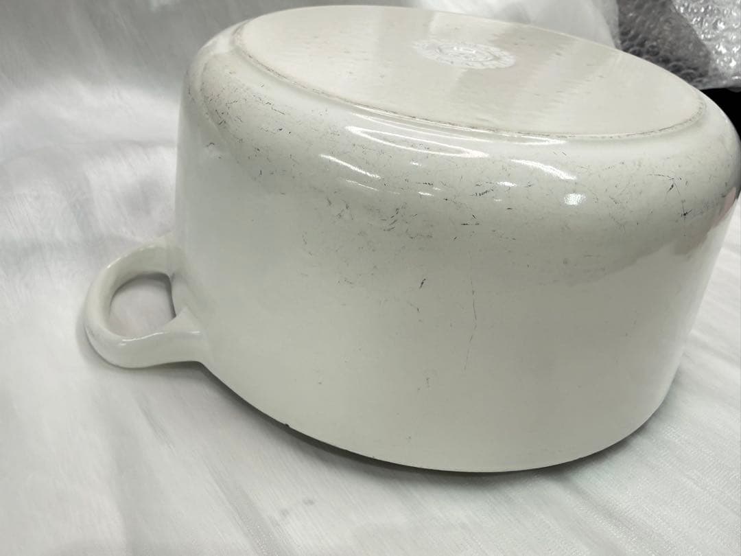 t*☆様 ル・クルーゼ 両手鍋 22cm ホワイト 白