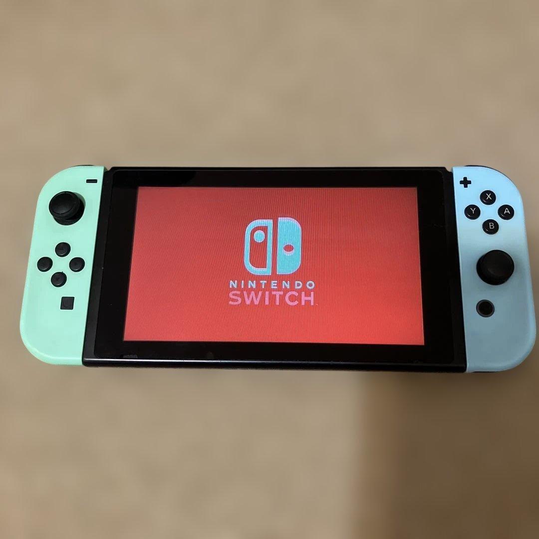 訳ありNintendo Switchあつ森モデル本体のみ