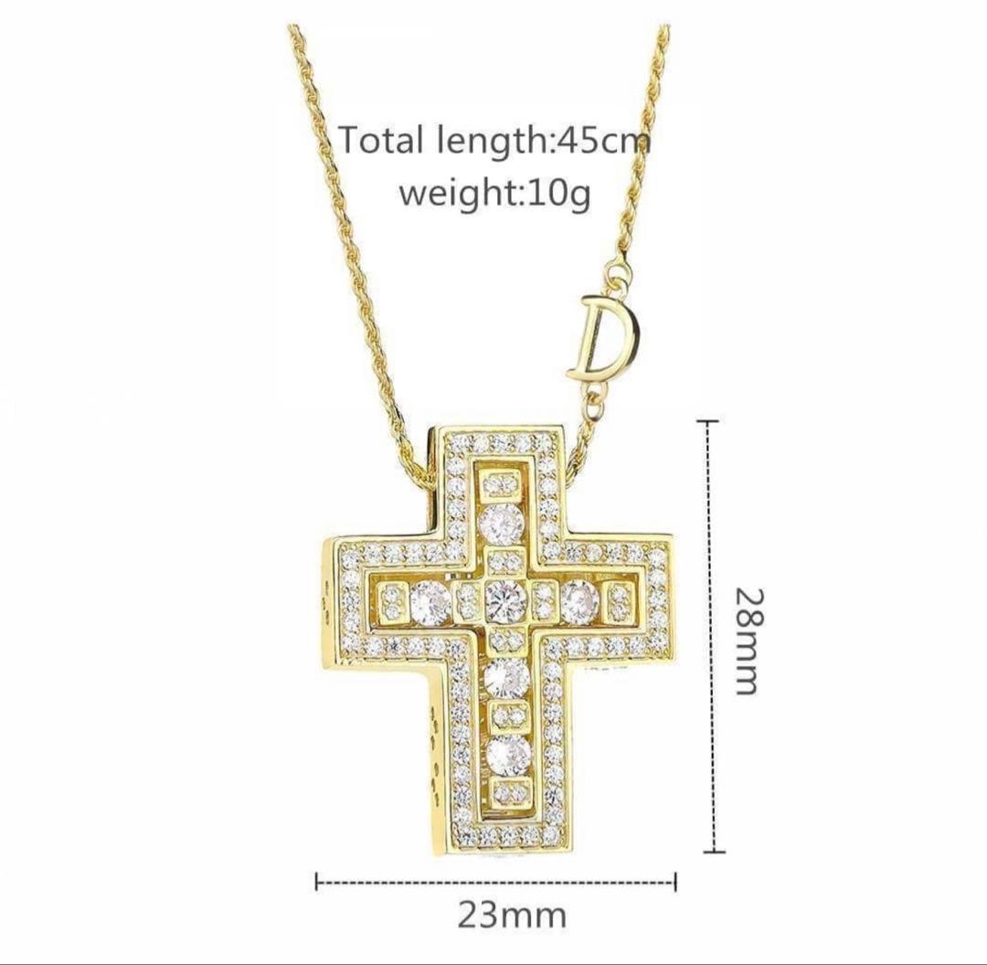 3点のみ‼️クロスネックレスゴールド シルバー製※DAMIANI ダミアーニ 風