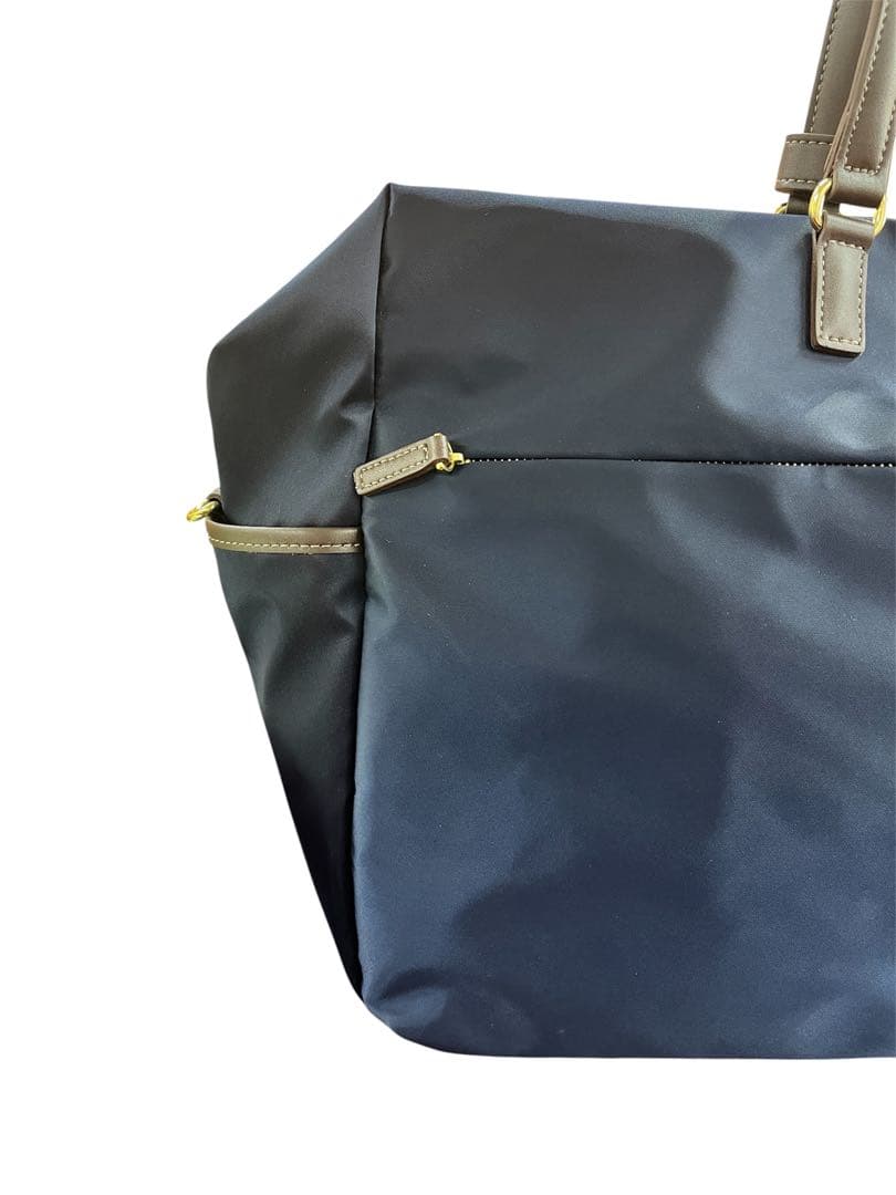 MACKINTOSH マッキントッシュ ボストン ショルダーバッグ ネイビー系