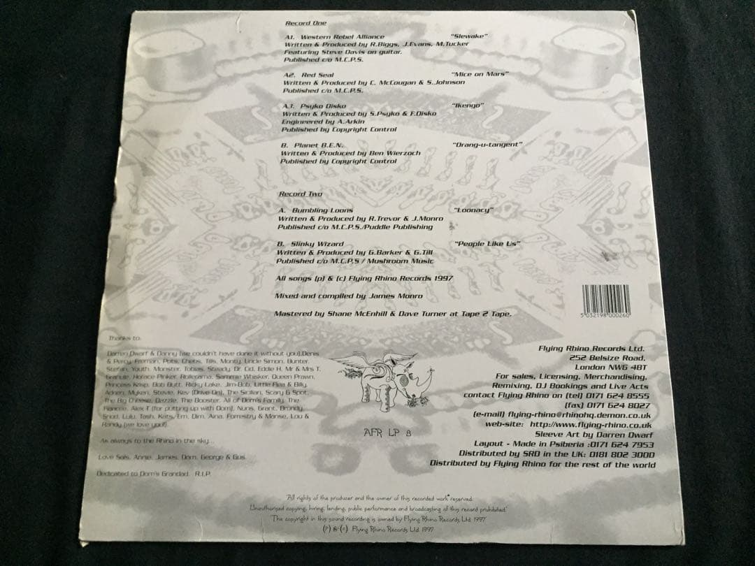 ★PSY/GOA★ V.A / White Rhino 2LP