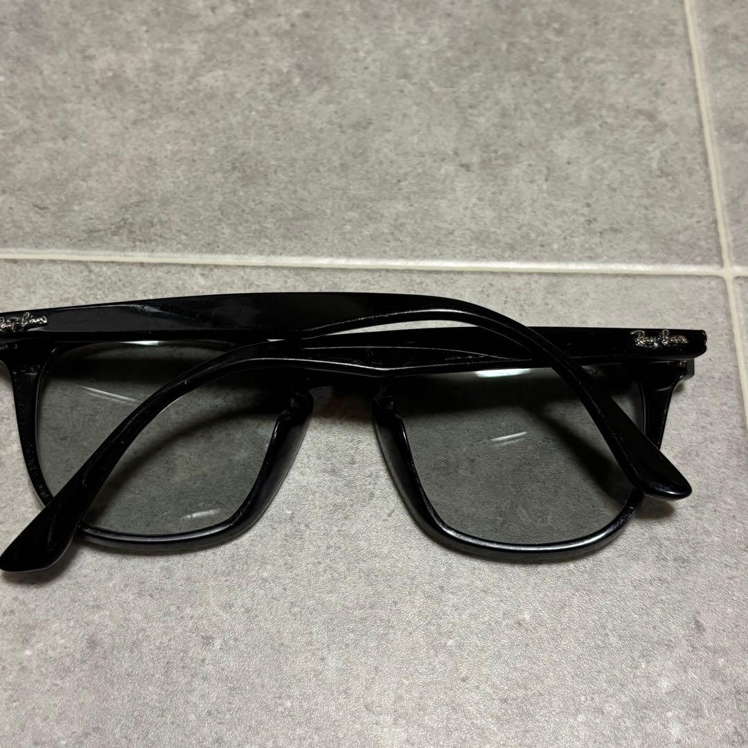 Ray-Ban RB4258-F 黒 ウェリントン 伊達メガネ 定番 ケース付き
