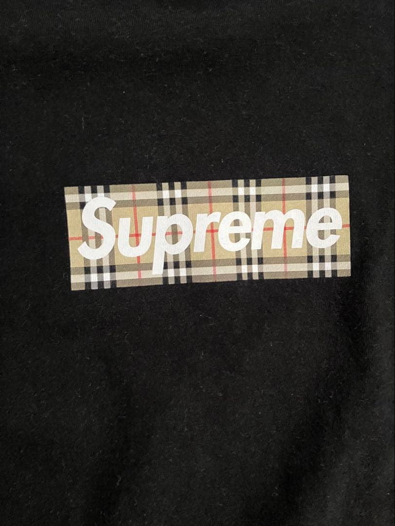 Supreme Burberry Tシャツ XL シュプリーム　バーバリー