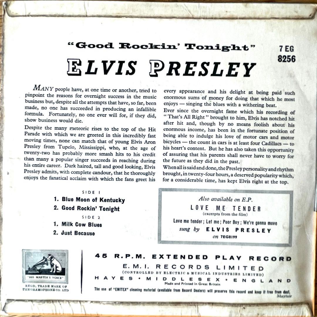 7” EP Elvis Presley Blue UK Original