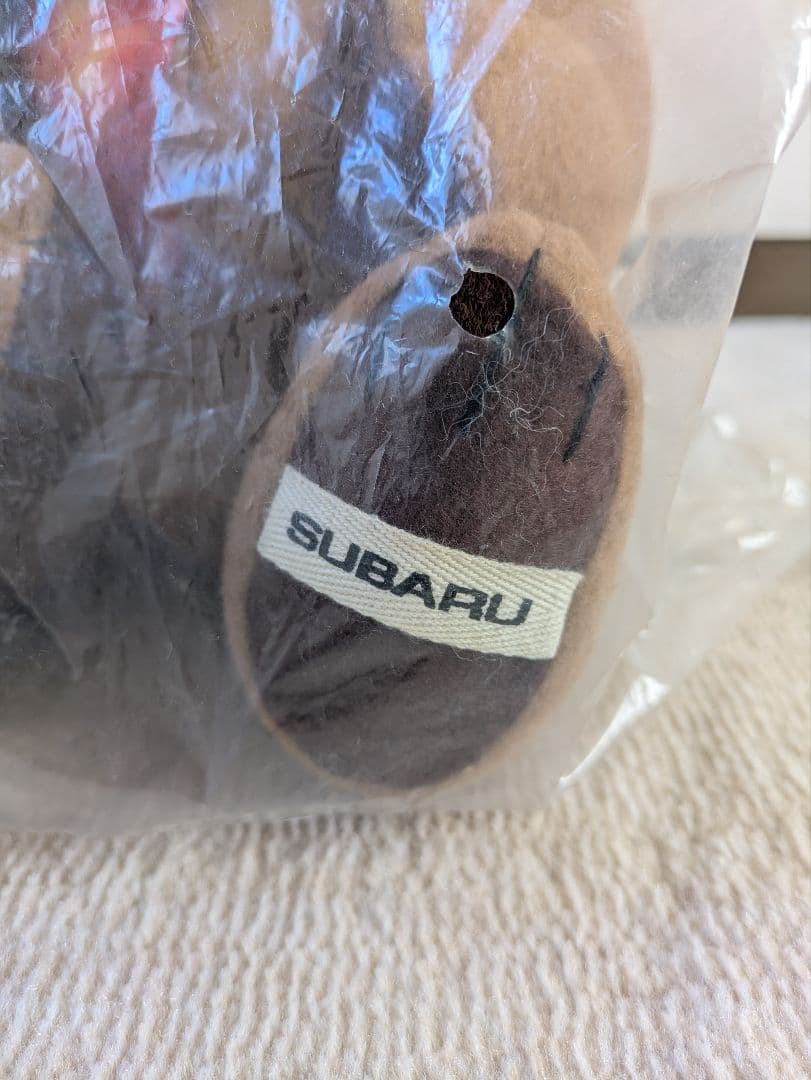 【非売品・未使用】ビンテージ SUBARU スバル ベア ブランケット入り ②