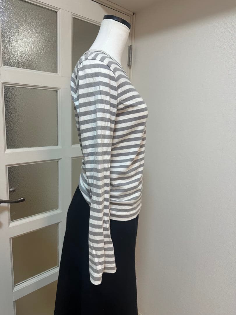 専用PLAY COMME des GARÇONS ボーダーTシャツ グレー S