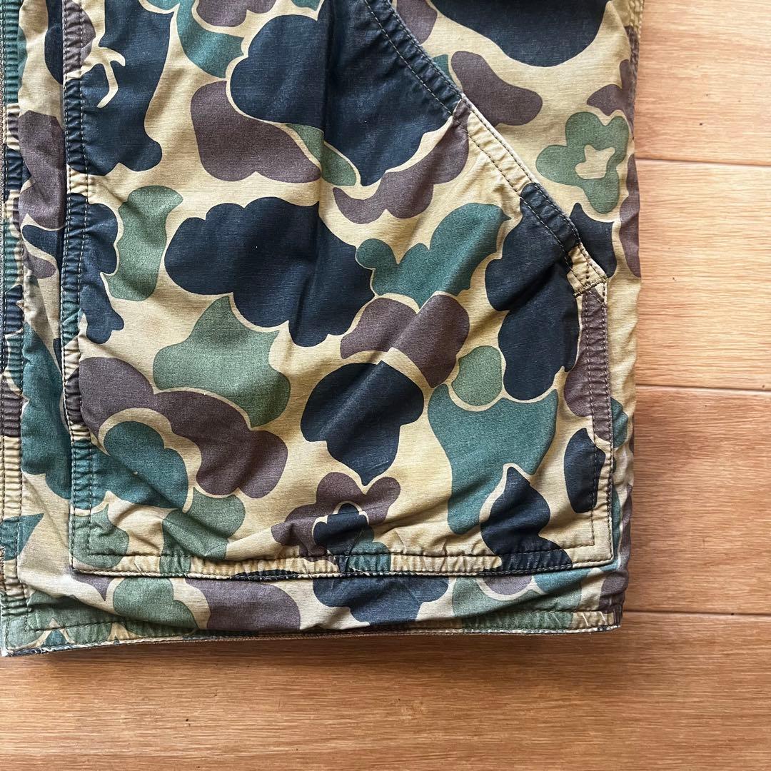 RRL 迷彩×ブラウン　リバーシブルベスト