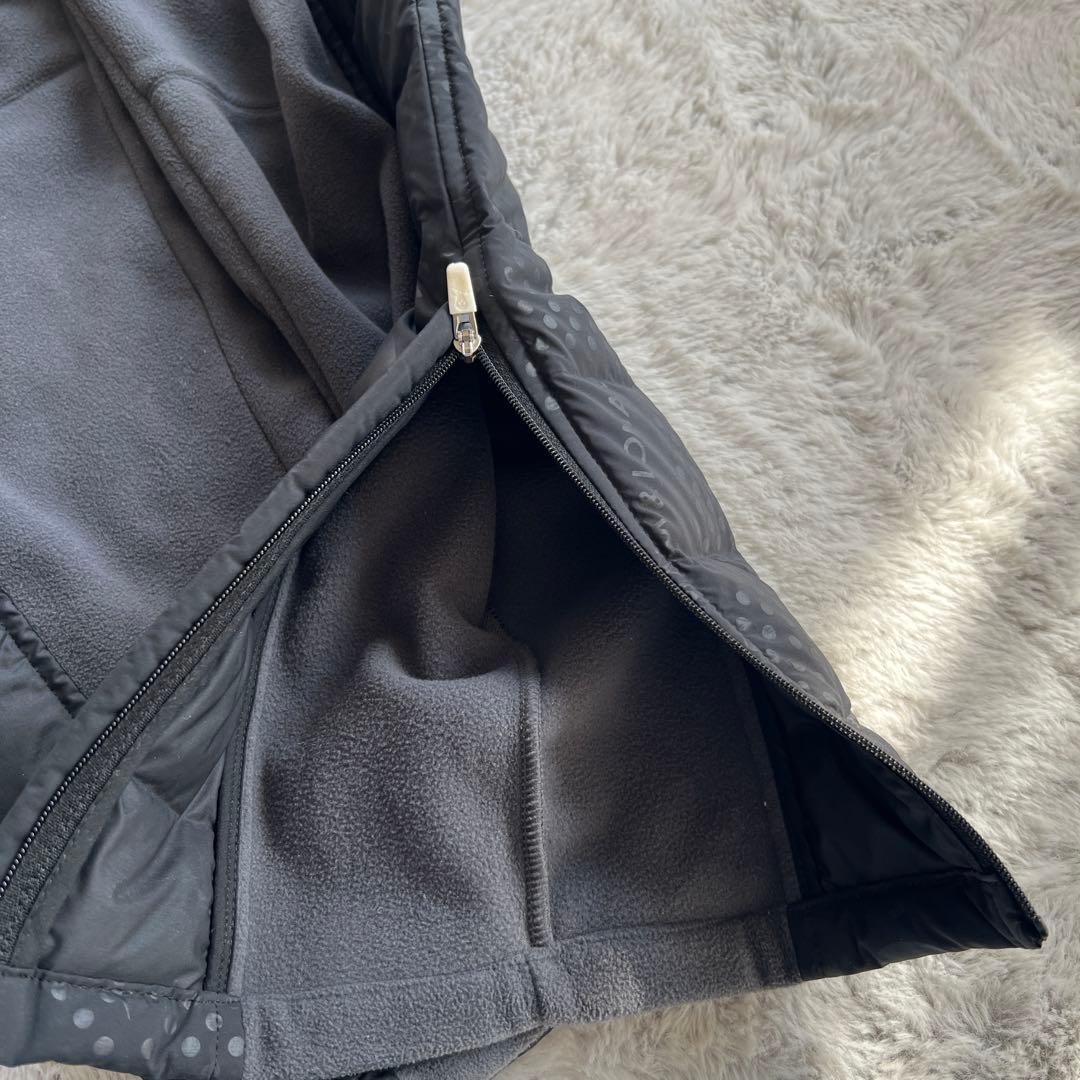 スカルモチーフ スリムフィットパンツ グレー