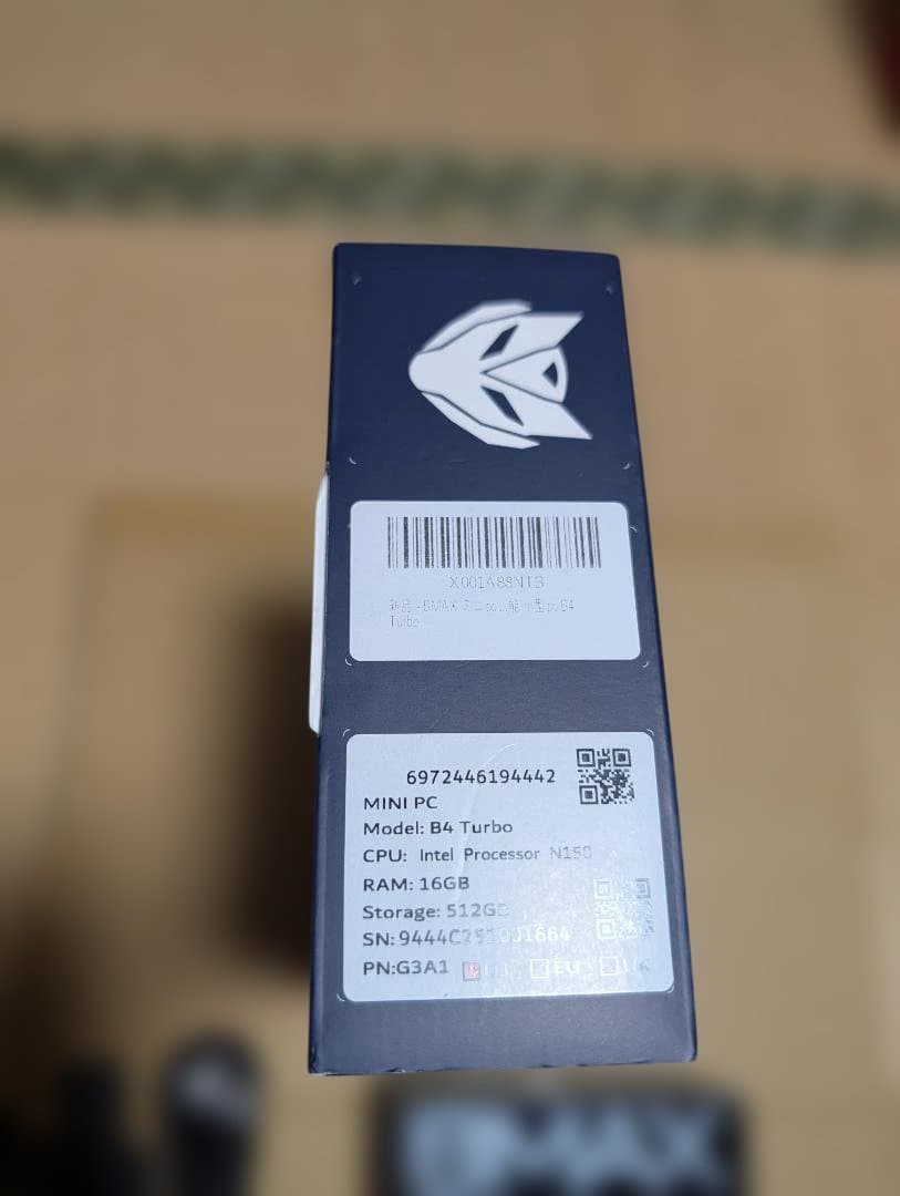 BMAX B4 Turbo 16GB/512GB デスクトップミニPC