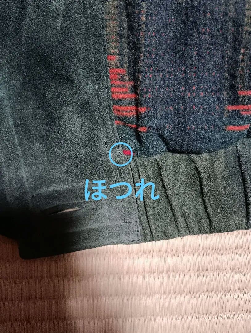 T*5様 brioni レザー×ウール ボンバージャケット ブルゾン