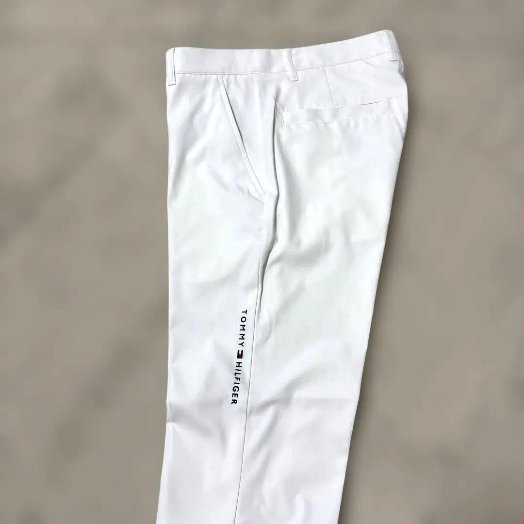 新品☆ HILFIGETメンズ　ゴルフパンツホワイト　S