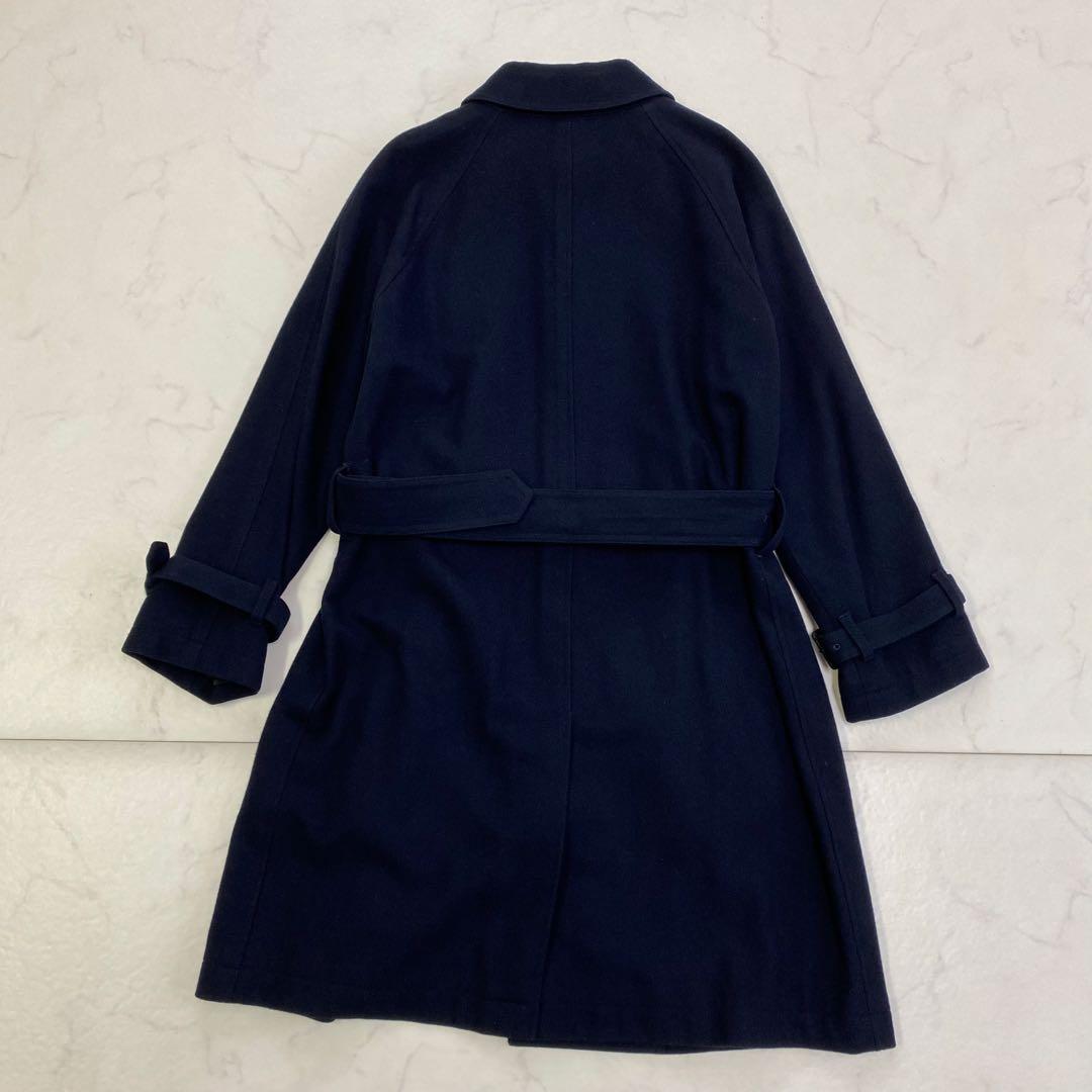 美品★MARGARET HOWELL ステンカラーコート ネイビー 1