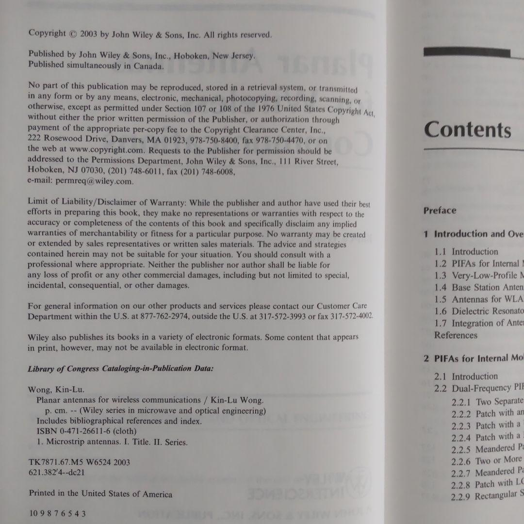 洋書 Planar Antennas for Wireless