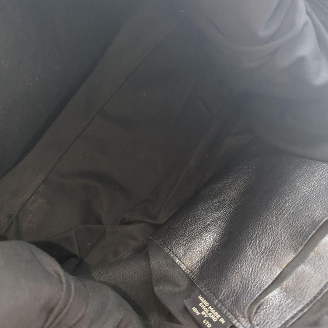 美品 Jas-M.B. レザー ボストンバッグ ショルダー 2way 本革 黒
