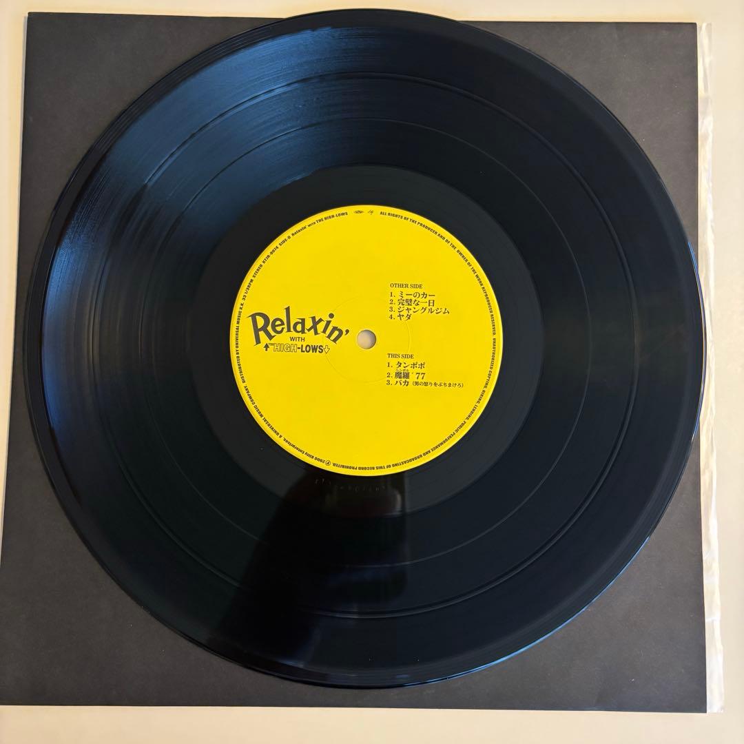 THE HIGH-LOWS Relaxin’ [10 inch Analog]