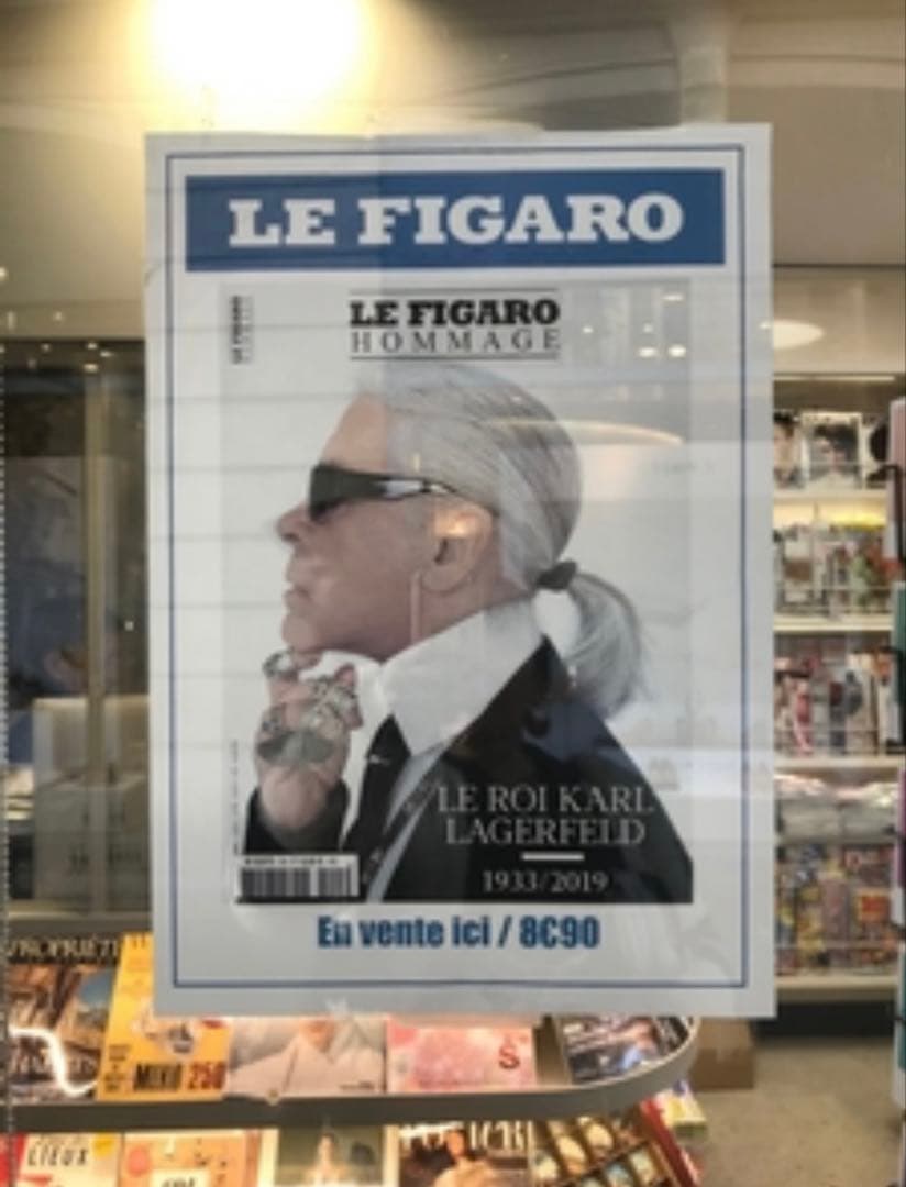 日本未発売　LE FIGARO HOMMAGE: KARL LAGERFELD