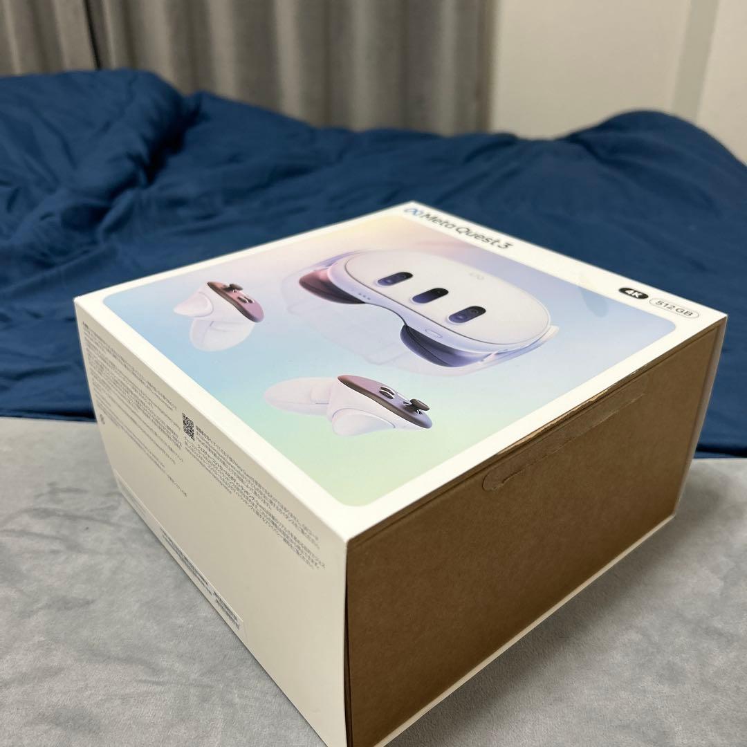 Quest3 512GB (ヘッドギア、レンズカバ、度付きレンズセット)