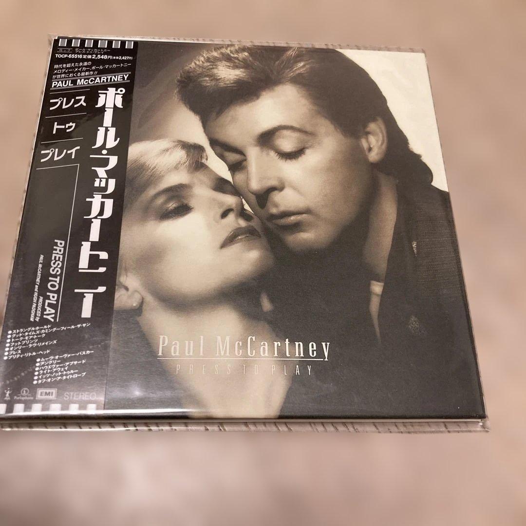 新品未開封★紙ジャケ★ポール・マッカートニー（ビートルズ）プレス・トゥ・プレイ