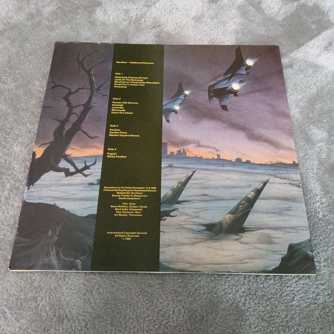 Marillion live盤レコード2枚組 IRONMAIDEN　メガデス