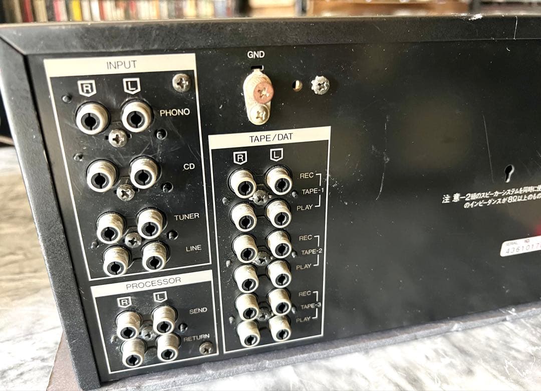 [訳あり] Sansui サンスイ AU-α607 プリメインアンプ 1986年