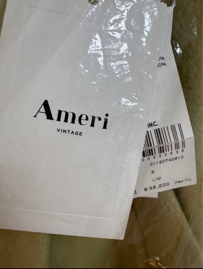 AMERI ウール　ロングコート　新品