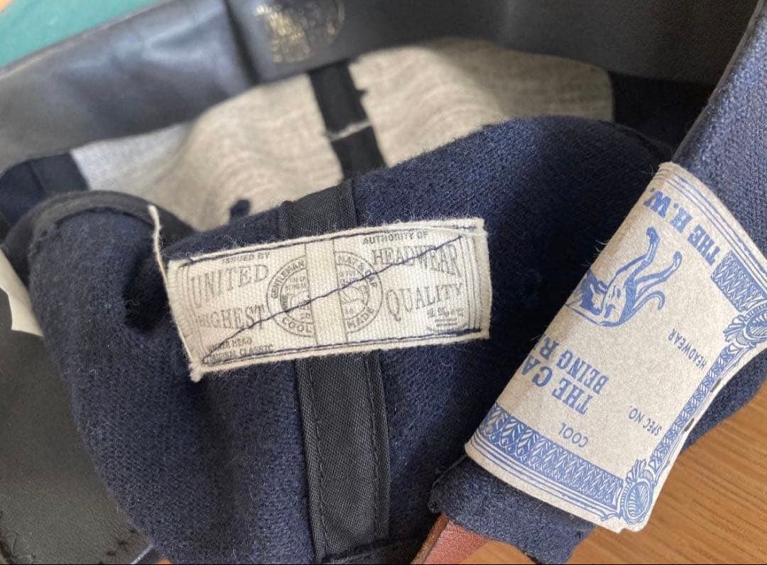 THE H.W.DOG&CO.ウールトラッカーキャップ ネイビー