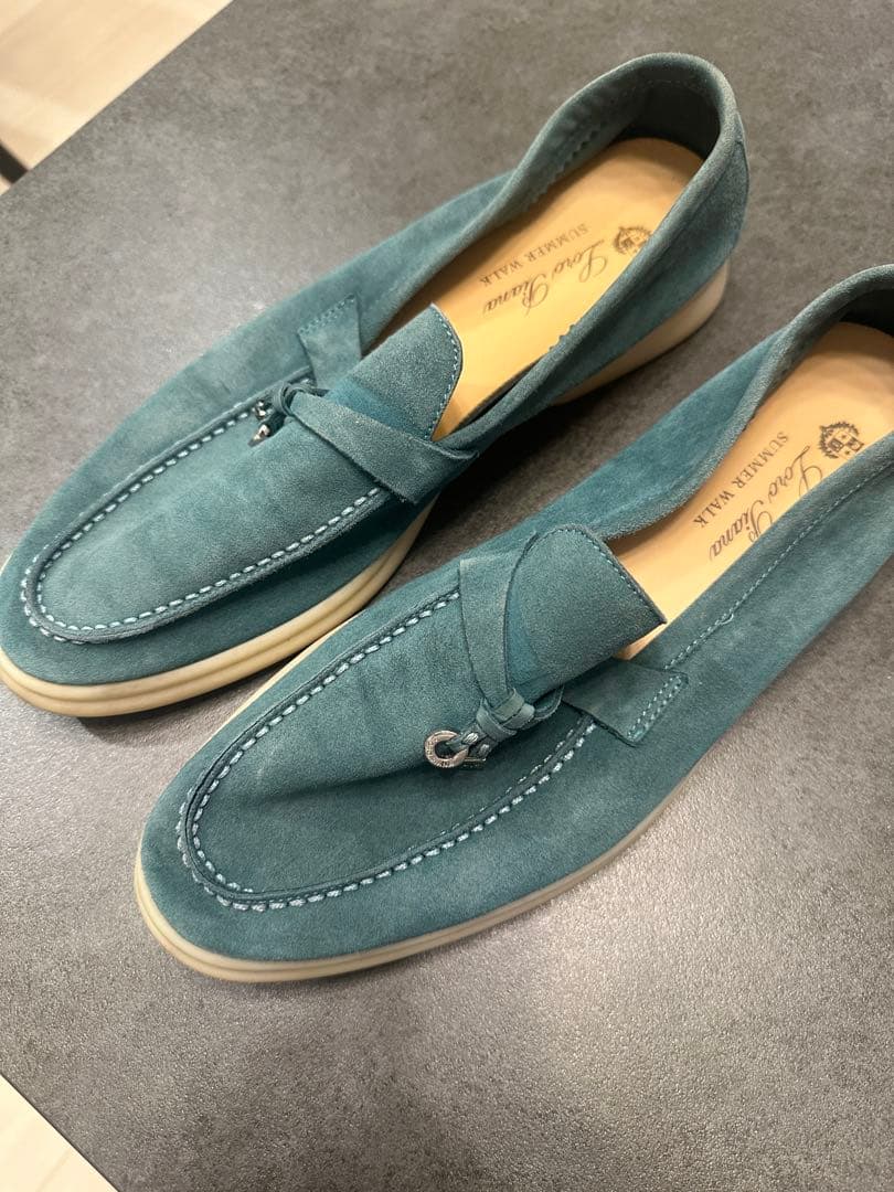 靴 loro piana summer walk 39