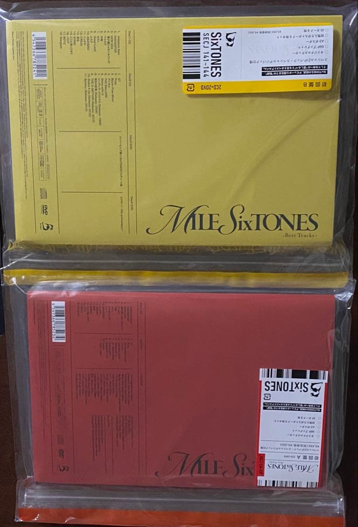 SixTONES ベストアルバム　MILESixTONES