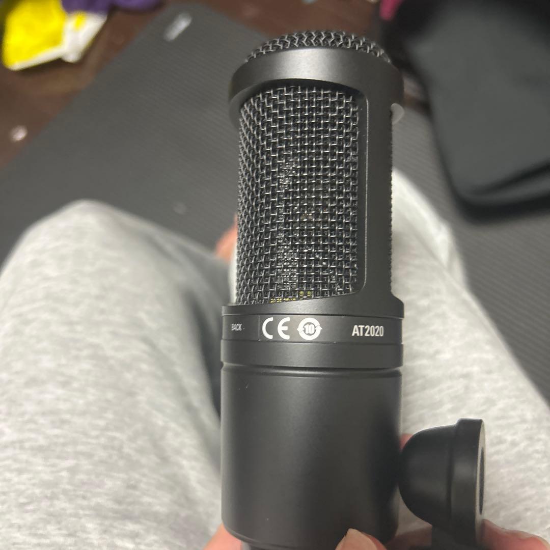 audio-technica コンデンサーマイク マイクケーブル付き