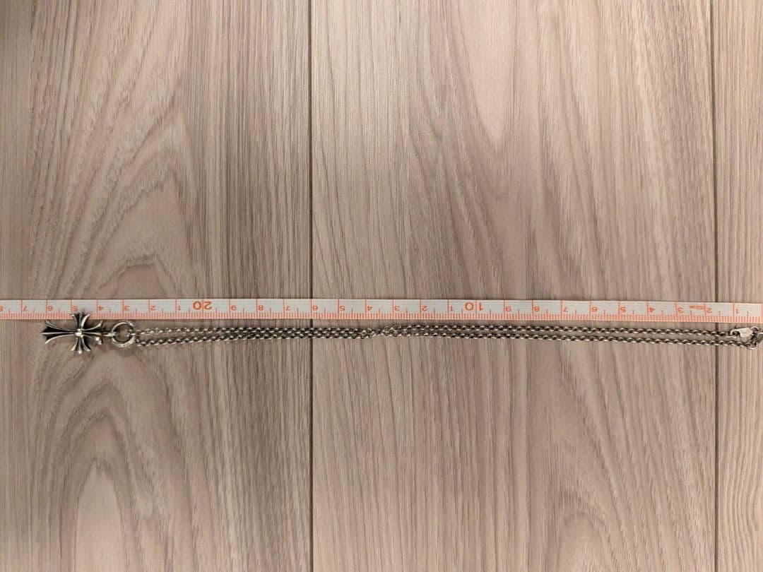 Chrome Hearts タイニーCHクロス 純正ロールチェーン45cm 正規