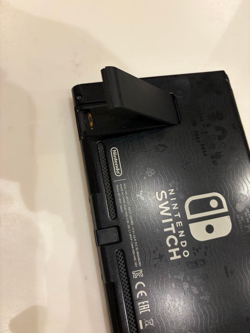 Nintendo Switch 本体 ブラック　あつ森　ジャンク　膨張　本体のみ
