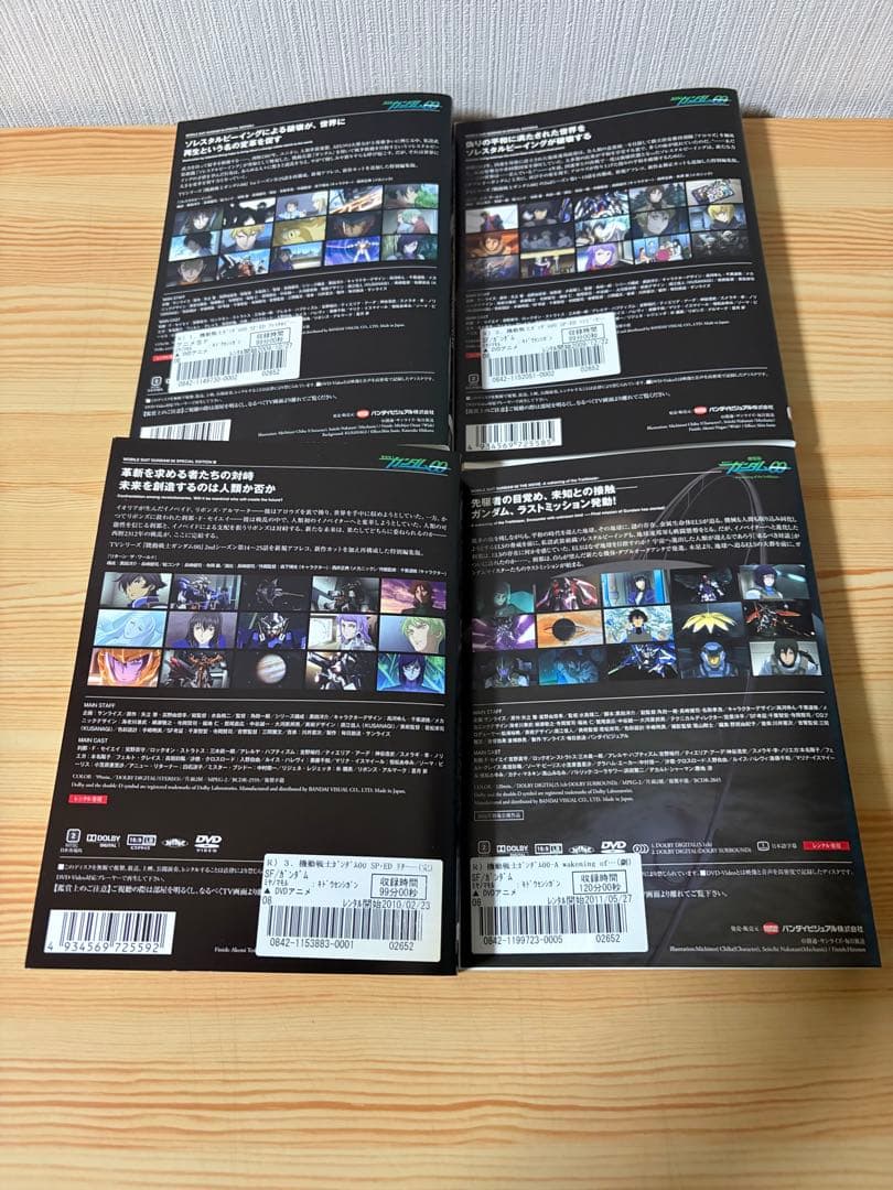 機動戦士ガンダムダブルオー　レンタル　全巻　dvd
