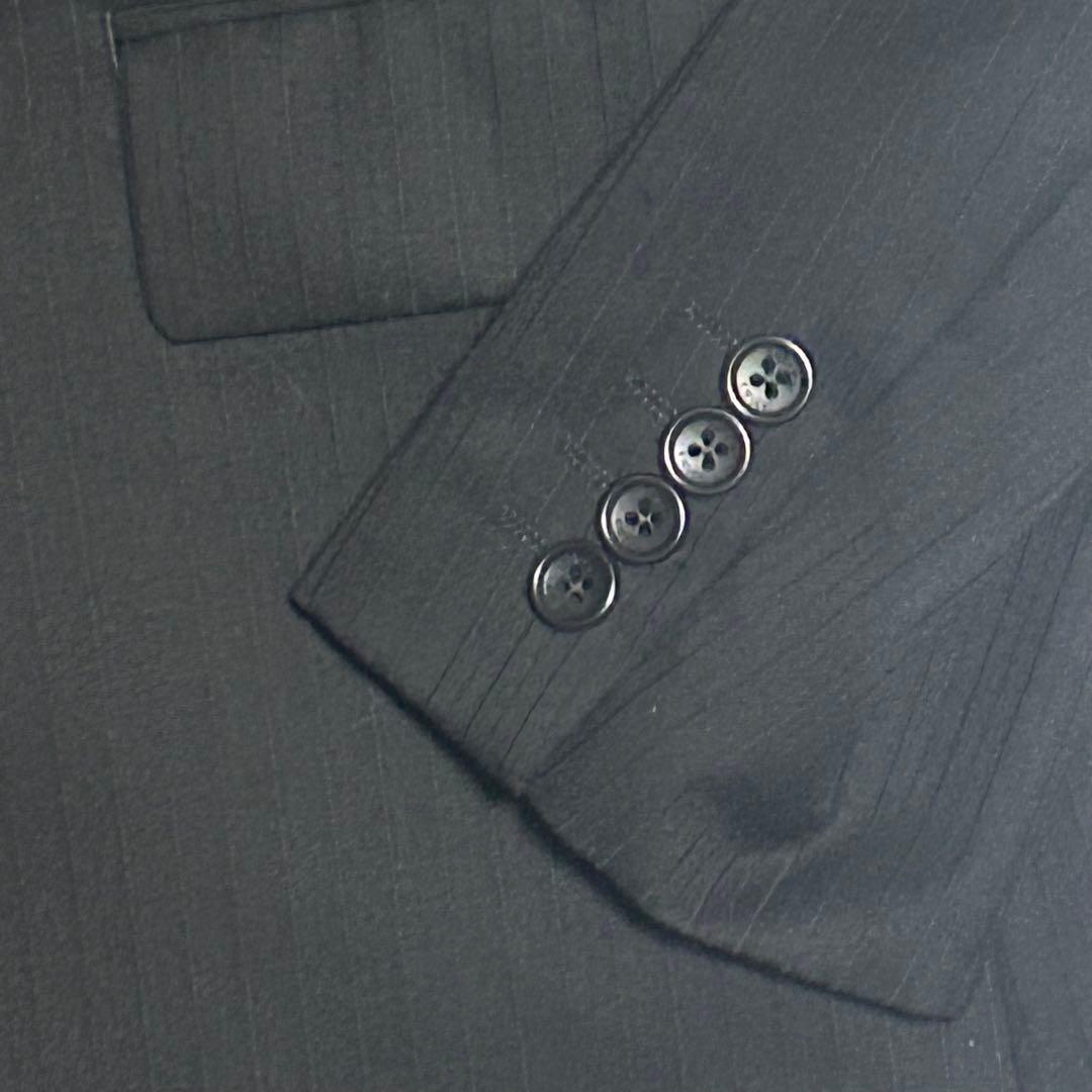 【美品】タケオキクチ セットアップ スーツ ストライプ 赤タグ 高級 2XL