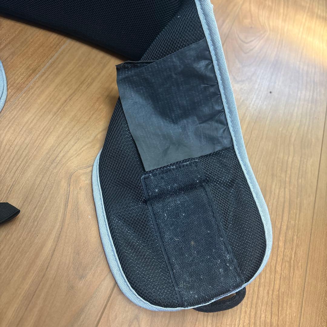 POLBAN ADVANCEヒップシート アイスグレー　ダブルショルダー付き