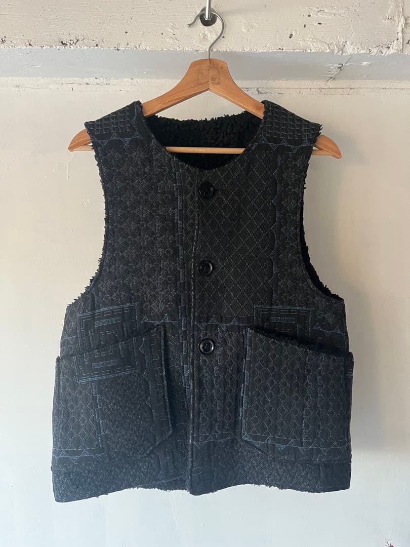 トップス EngineeredGarments OverVestCPGeoJacquard