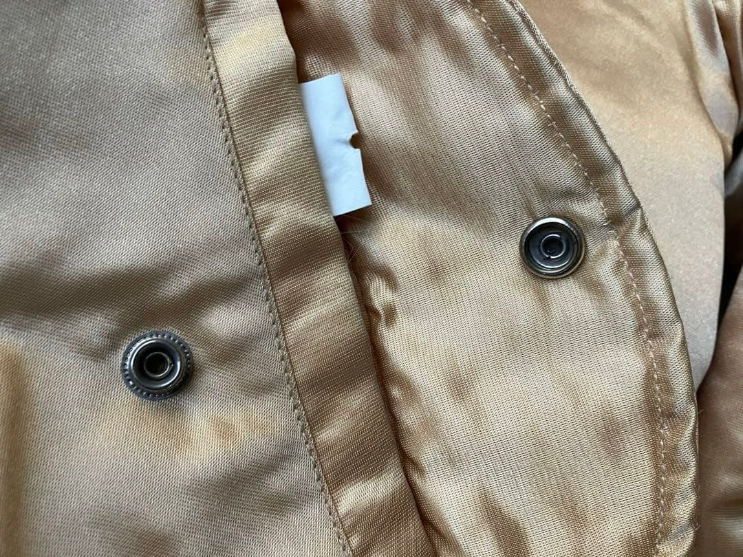 MA-1 シャンパンゴールド L IDEALジップ 90s Vintage
