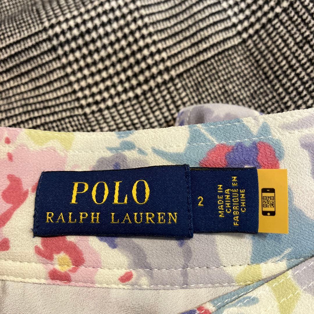 POLO RALPH LAUREN フラワープリントラップロングスカート