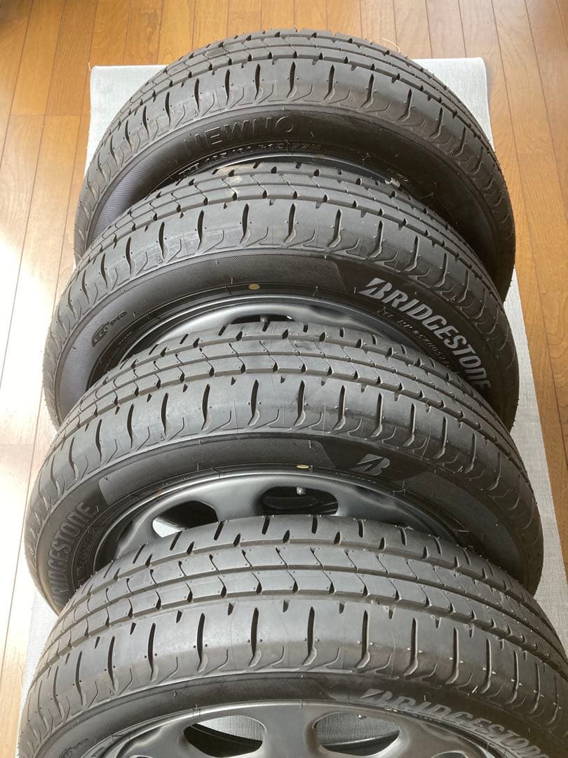 ハスラー純正ホイール　ブリヂストンニューノ165/60R15