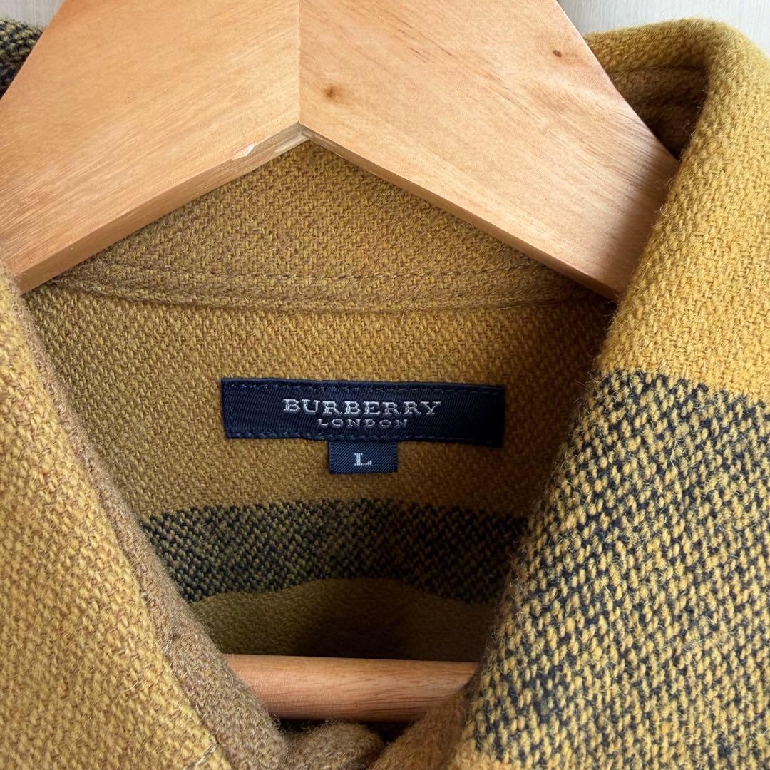 BURBERRY LONDON バーバリーロンドン ウールシャツジャケット