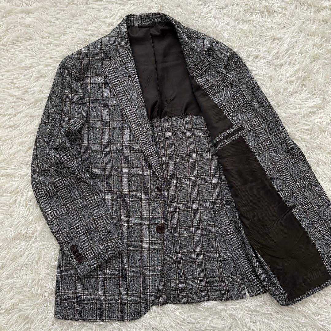 De Petrillo デペトリロ ジャケット 50 イタリア製 グレンチェック