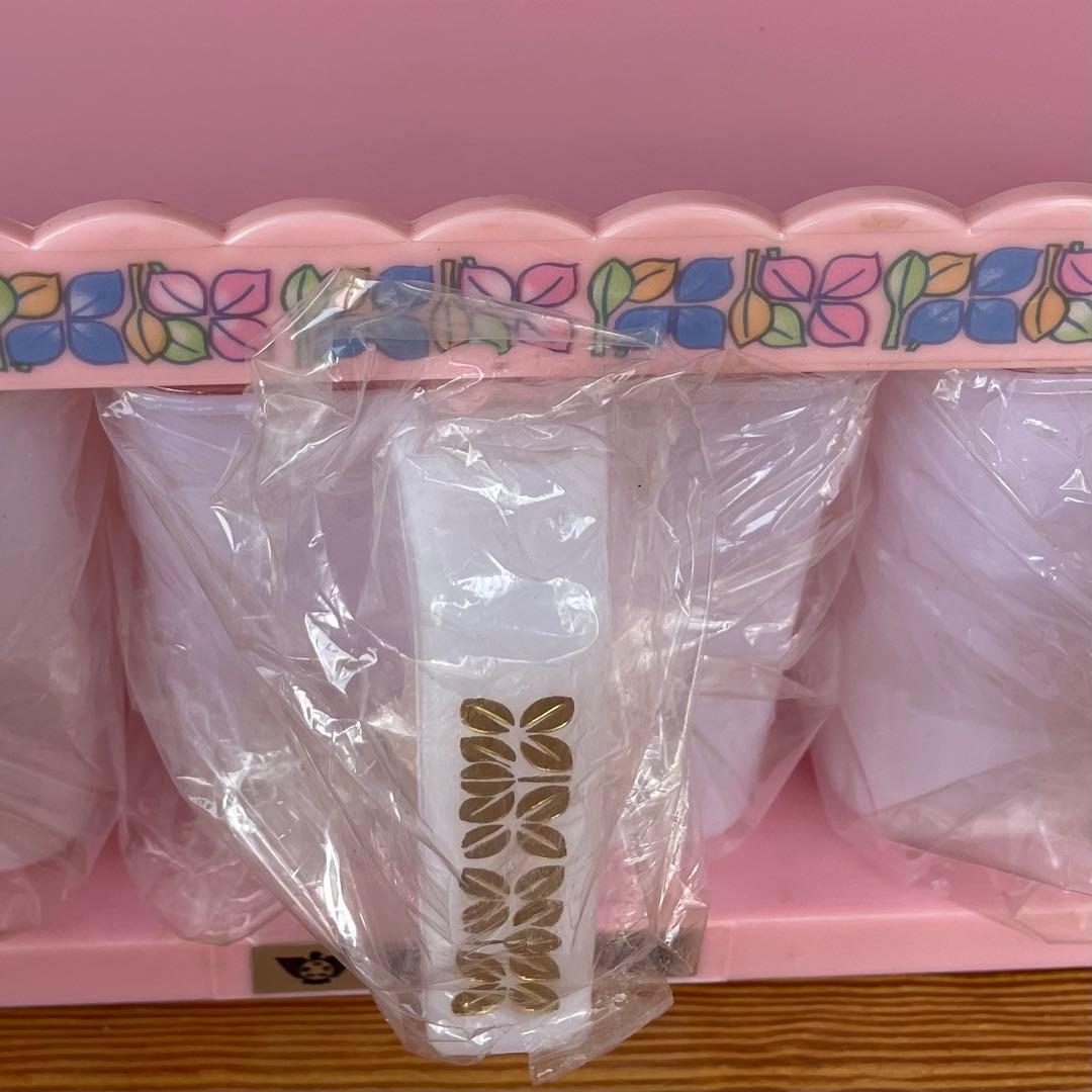 【新品】昭和レトロ ポップ 調味料入れ プラスチックケース モダン容器 ピンク