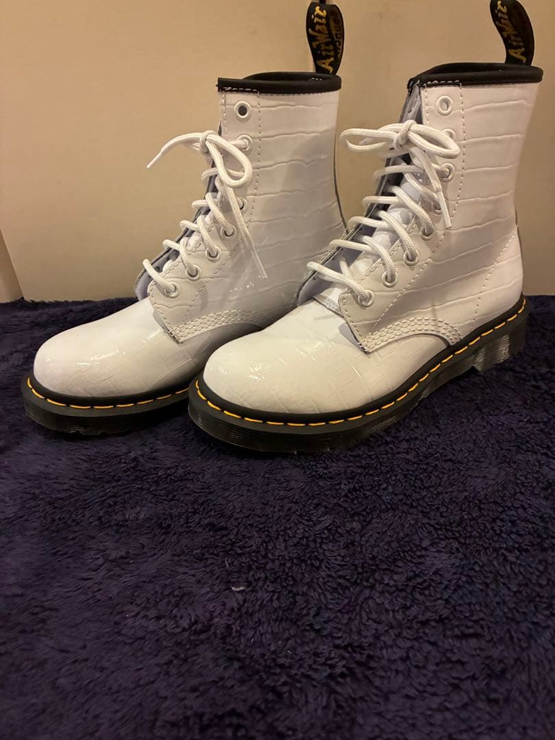 AIBDr.martens 1460 クロコ パテント 8ホール ブーツ