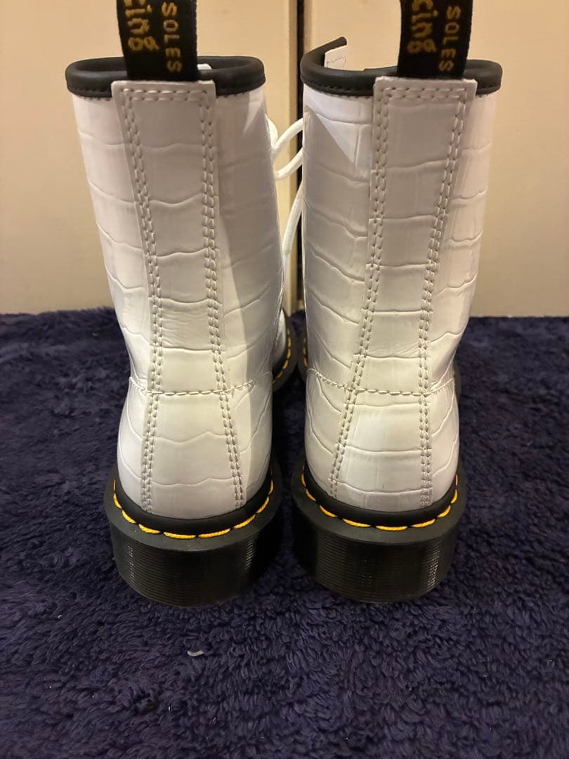 AIBDr.martens 1460 クロコ パテント 8ホール ブーツ