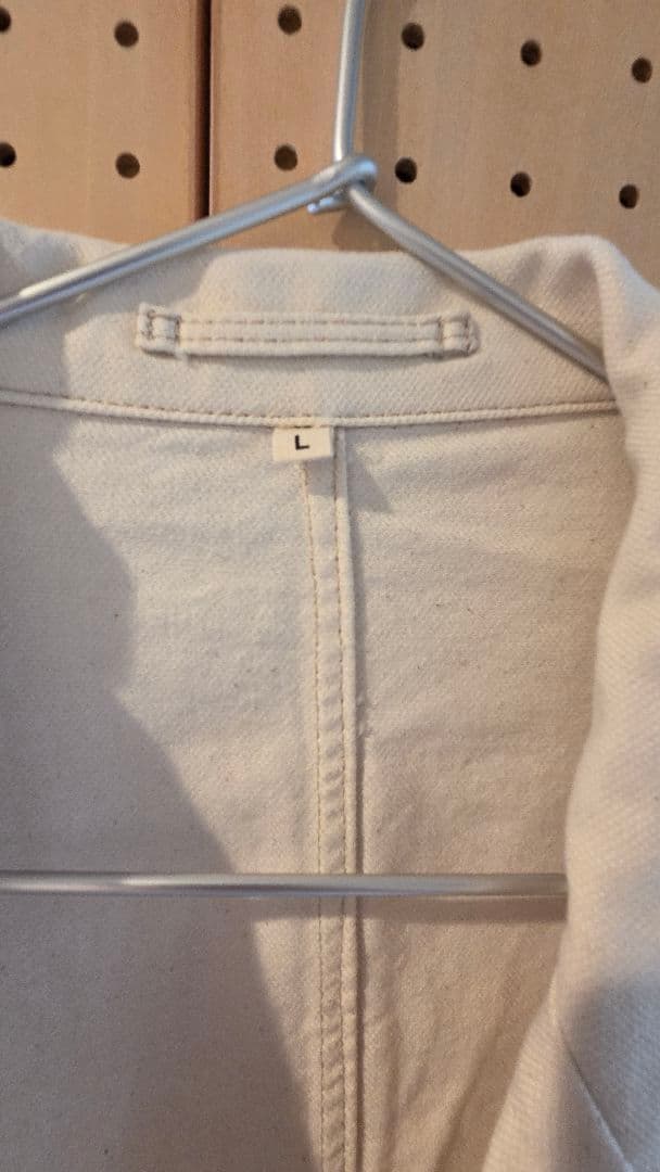 MUJI LABO ジャケット 新品 和紙混カルゼジャケット