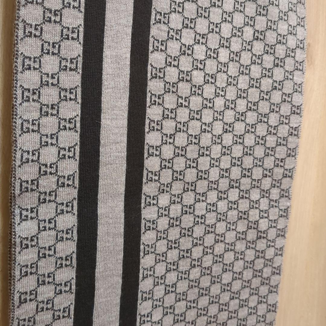 美品 正規店購入 GUCCI マフラー ストール リバーシブル